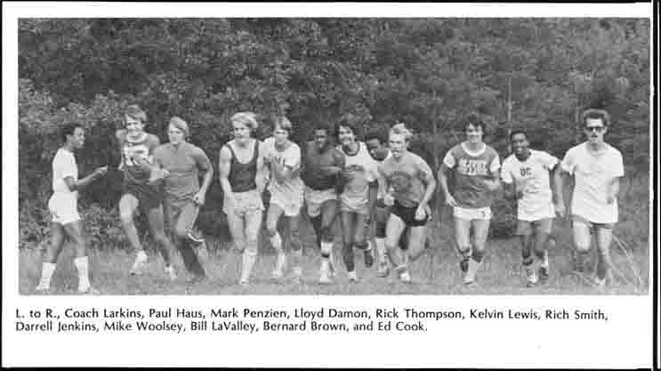 1977 Olivet Cross Country Team Photo